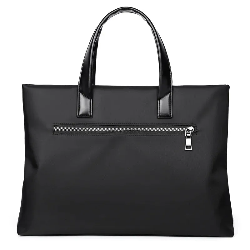 2025 New Briefcase Portable Document Backpack Large Capacity Business Men's Bag Computer Bag Public Document Bag