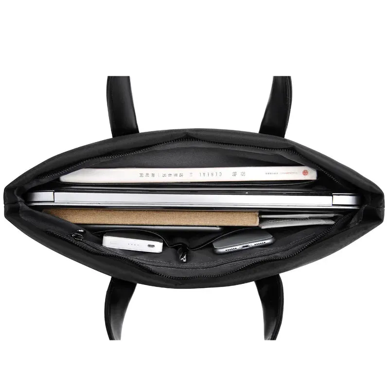 2025 New Briefcase Portable Document Backpack Large Capacity Business Men's Bag Computer Bag Public Document Bag