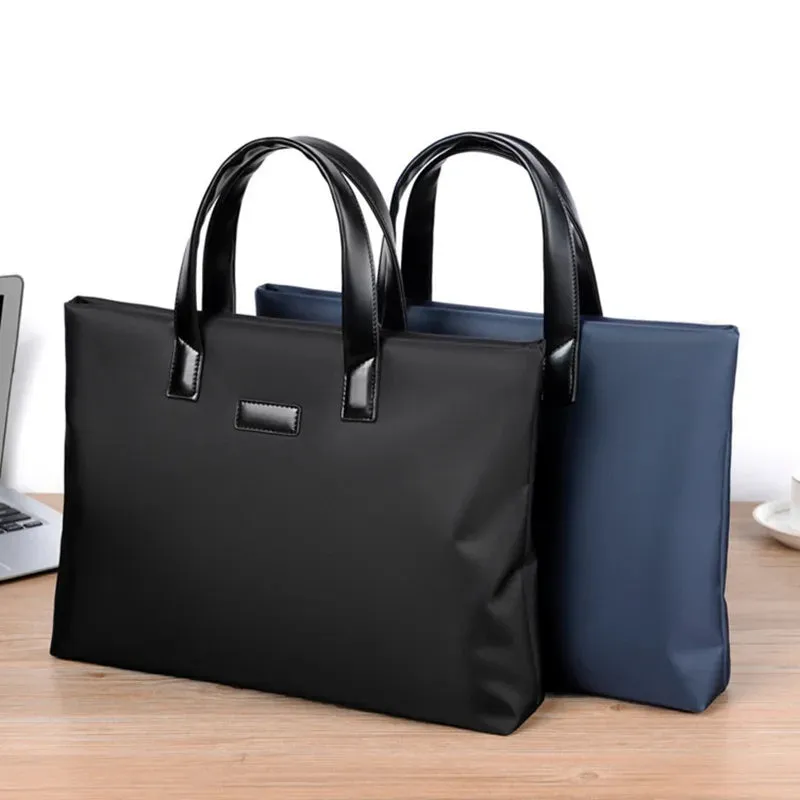 2025 New Briefcase Portable Document Backpack Large Capacity Business Men's Bag Computer Bag Public Document Bag