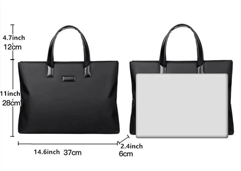 2025 New Briefcase Portable Document Backpack Large Capacity Business Men's Bag Computer Bag Public Document Bag