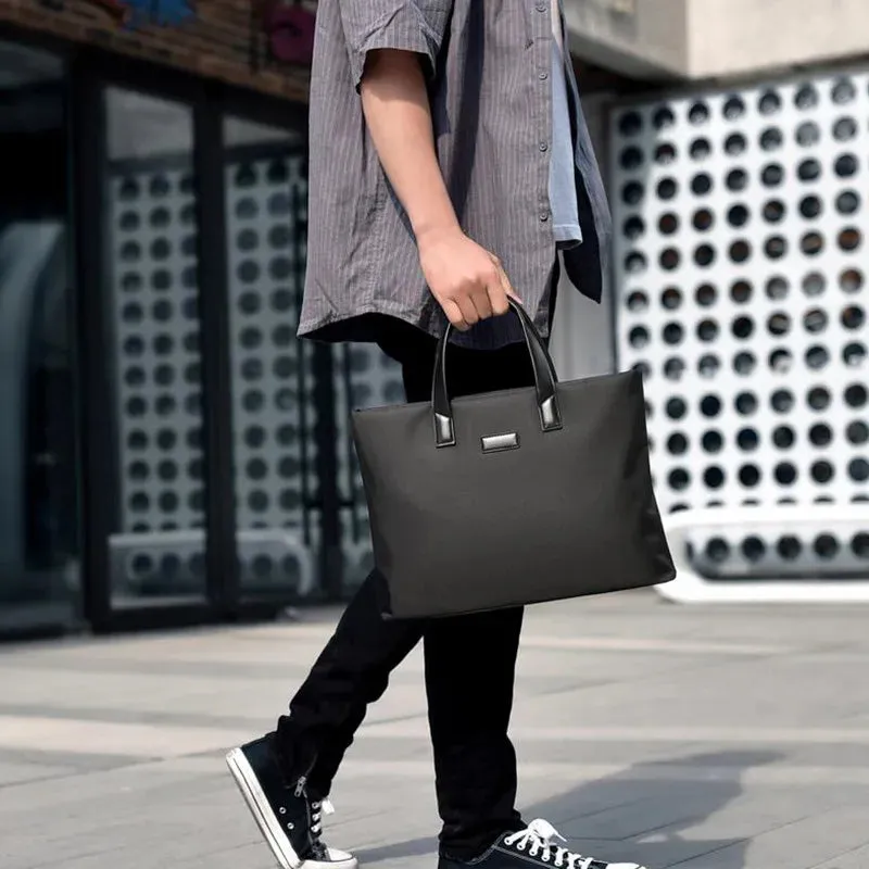 2025 New Briefcase Portable Document Backpack Large Capacity Business Men's Bag Computer Bag Public Document Bag