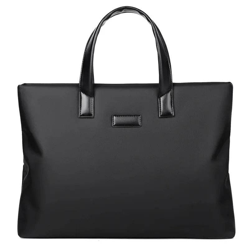 2025 New Briefcase Portable Document Backpack Large Capacity Business Men's Bag Computer Bag Public Document Bag