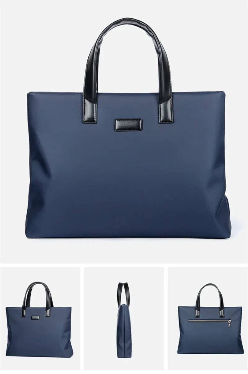 2025 New Briefcase Portable Document Backpack Large Capacity Business Men's Bag Computer Bag Public Document Bag