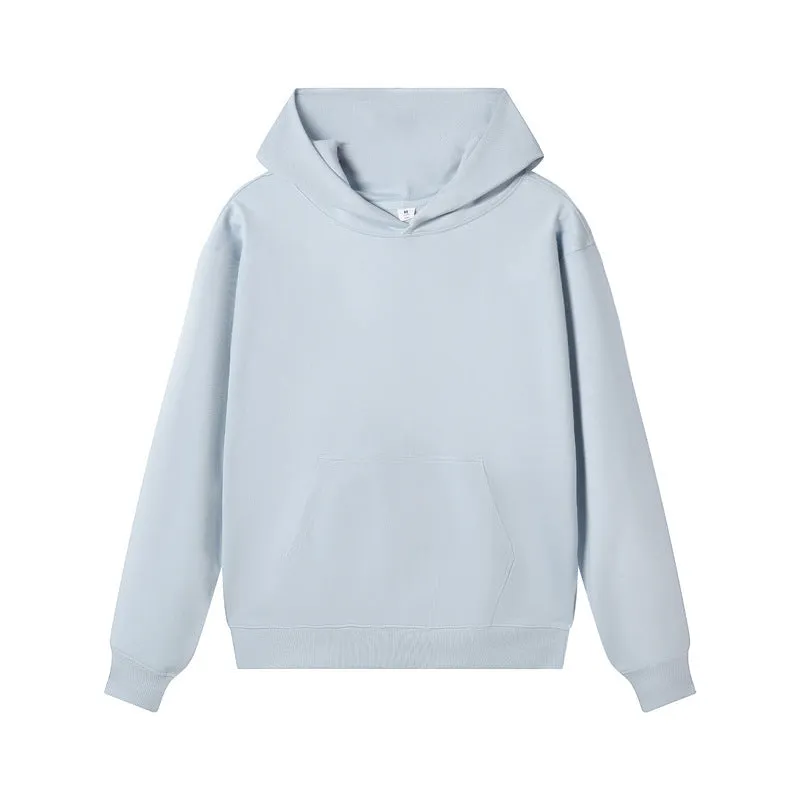Autumn And Winter New Drop Shoulder Hooded Pullover Men