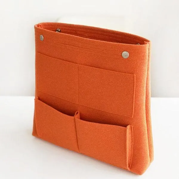 Bag in Bag Multi-pockets Felt Casual Travel Storage Bag