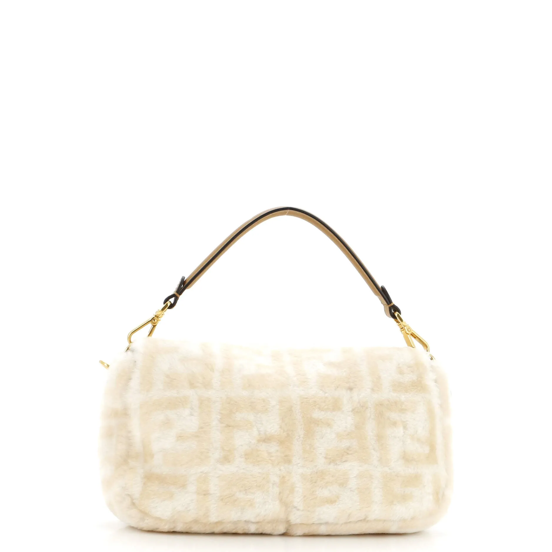 Baguette NM Bag Zucca Shearling Medium
