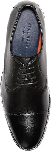Cole Haan Men's Lenox Hill Cap Oxford,Black,8 M US