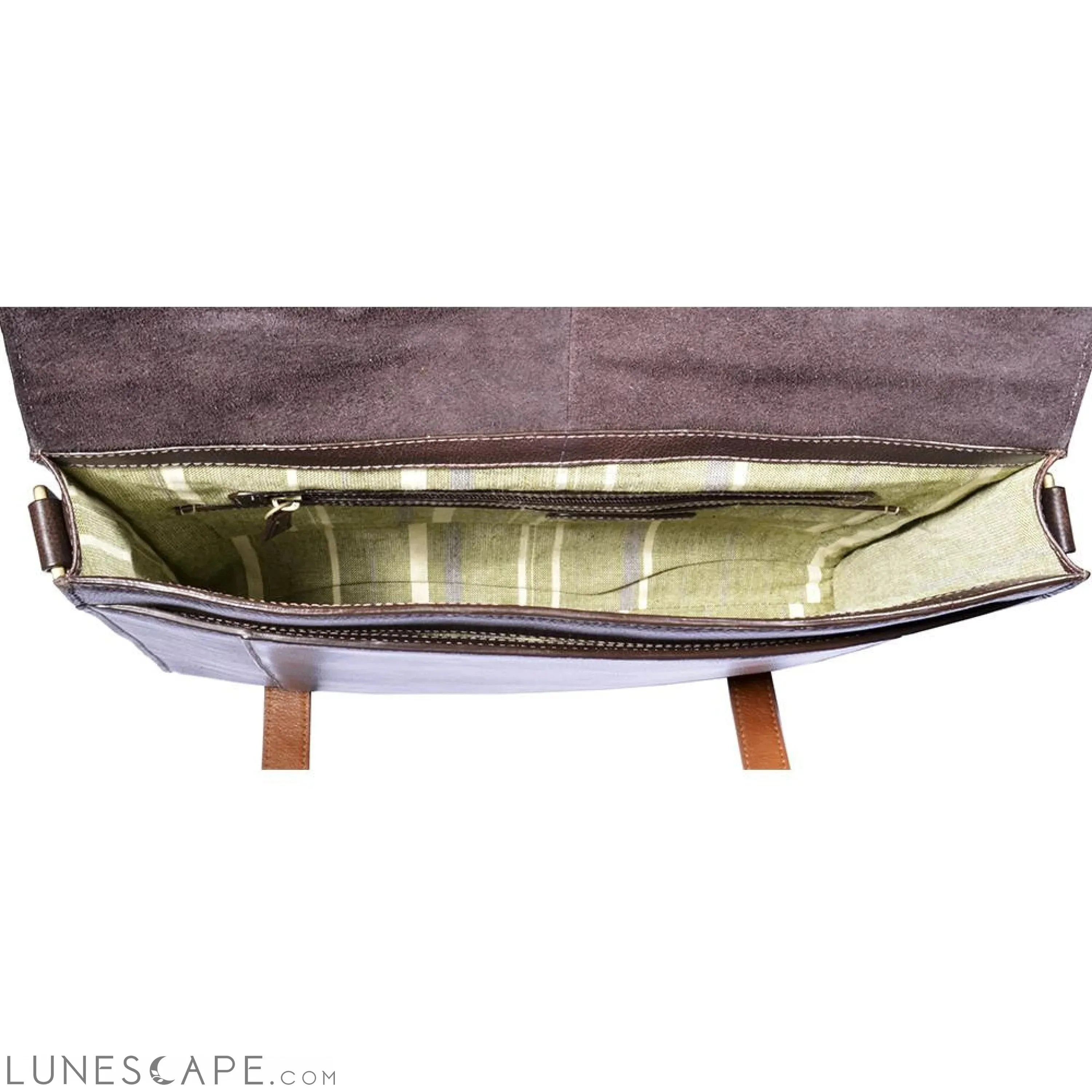 Eton 15" Laptop Compatible Leather Briefcase