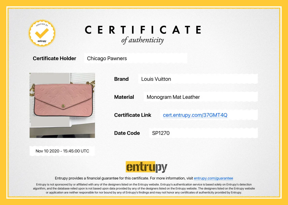 Louis Vuitton Félicie Pochette Rose Poudre Monogram Empreinte Leather