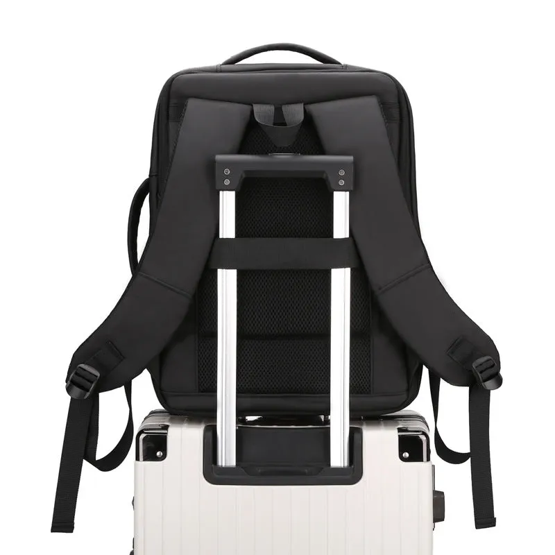 Men's Unique Extended Fashion Commuter Computer Backpacks