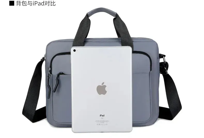 New Men's Large-capacity Horizontal Shoulder Bag Messenger Bags Briefcase Multifunctional Simple A4 Book Handbag Business bag 가방