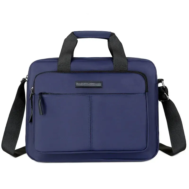 New Men's Large-capacity Horizontal Shoulder Bag Messenger Bags Briefcase Multifunctional Simple A4 Book Handbag Business bag 가방