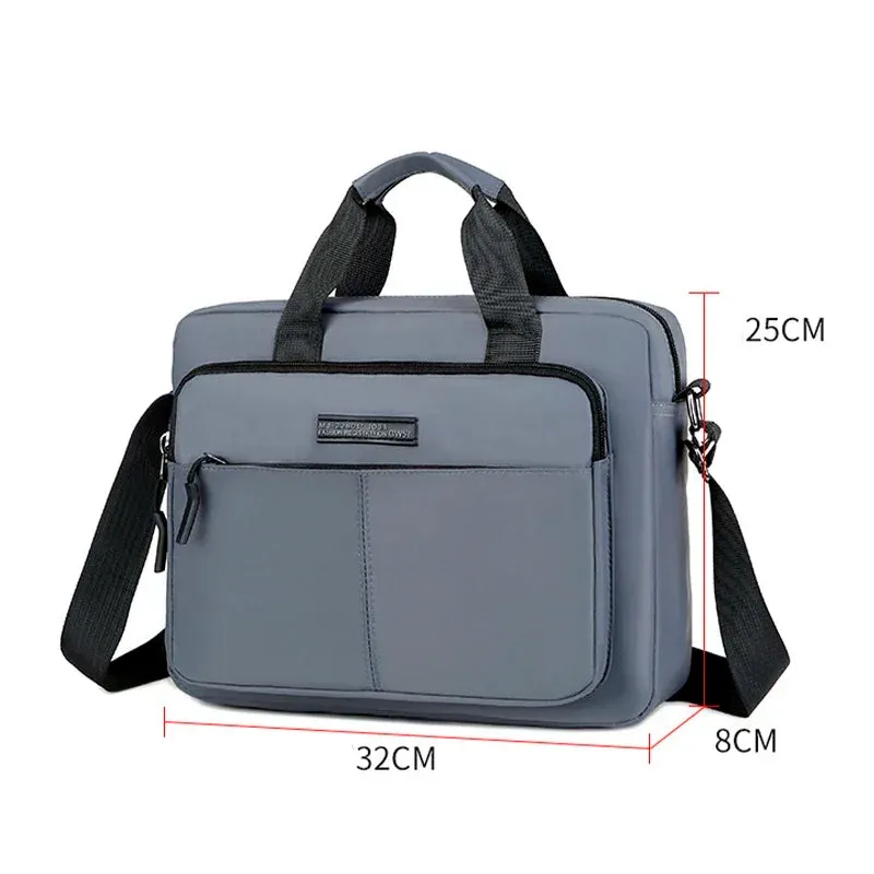 New Men's Large-capacity Horizontal Shoulder Bag Messenger Bags Briefcase Multifunctional Simple A4 Book Handbag Business bag 가방