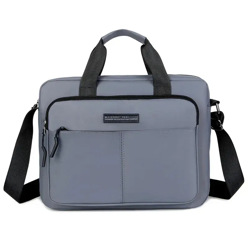 New Men's Large-capacity Horizontal Shoulder Bag Messenger Bags Briefcase Multifunctional Simple A4 Book Handbag Business bag 가방
