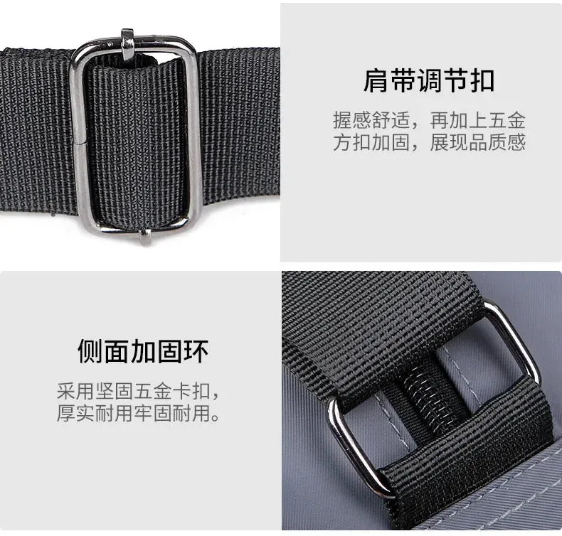 New Men's Large-capacity Horizontal Shoulder Bag Messenger Bags Briefcase Multifunctional Simple A4 Book Handbag Business bag 가방