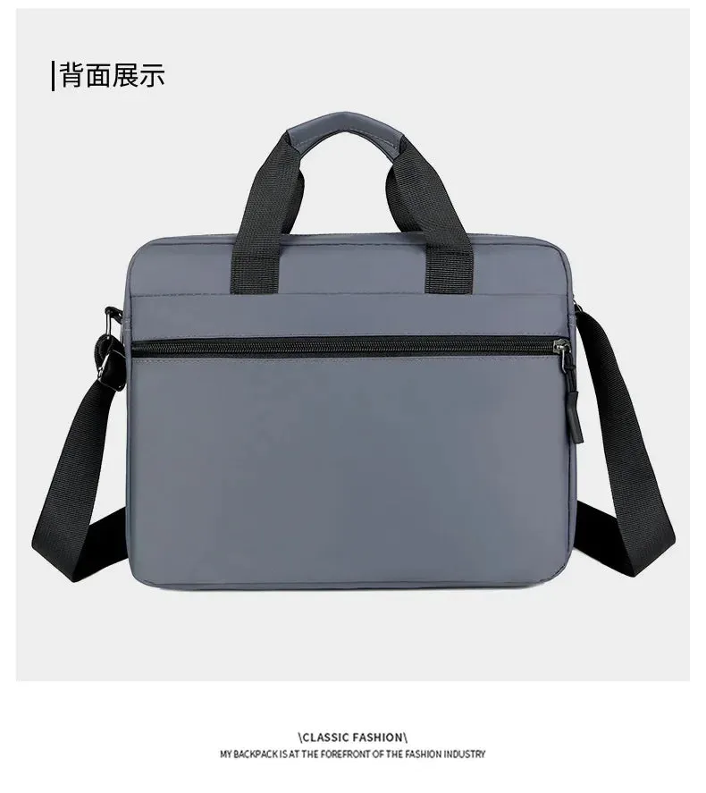 New Men's Large-capacity Horizontal Shoulder Bag Messenger Bags Briefcase Multifunctional Simple A4 Book Handbag Business bag 가방