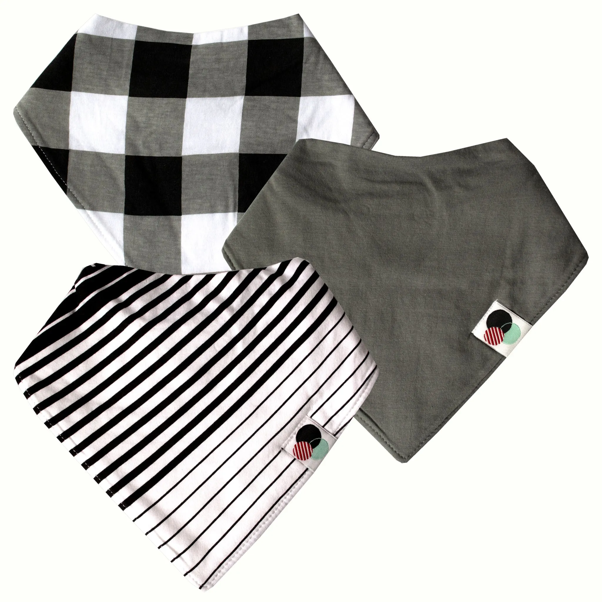 PLAID  (boys) | Premium  Baby Bandana Bib