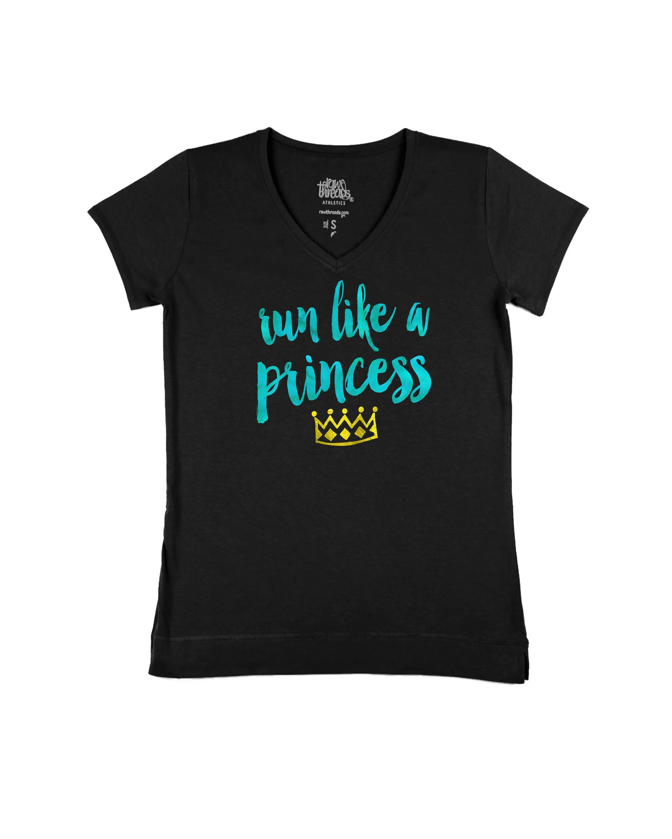 Run like a Princess (blue ink)