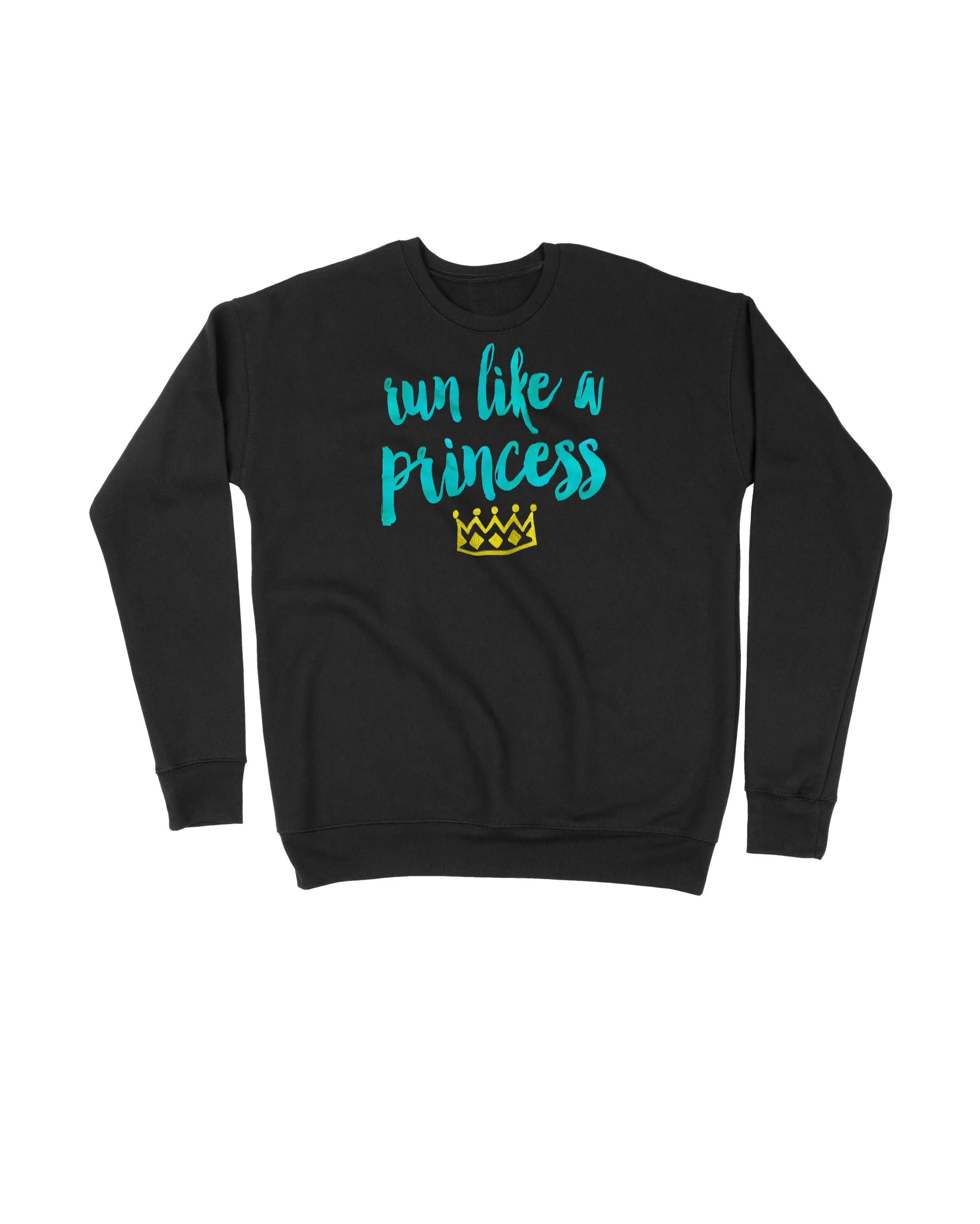 Run like a Princess (blue ink)