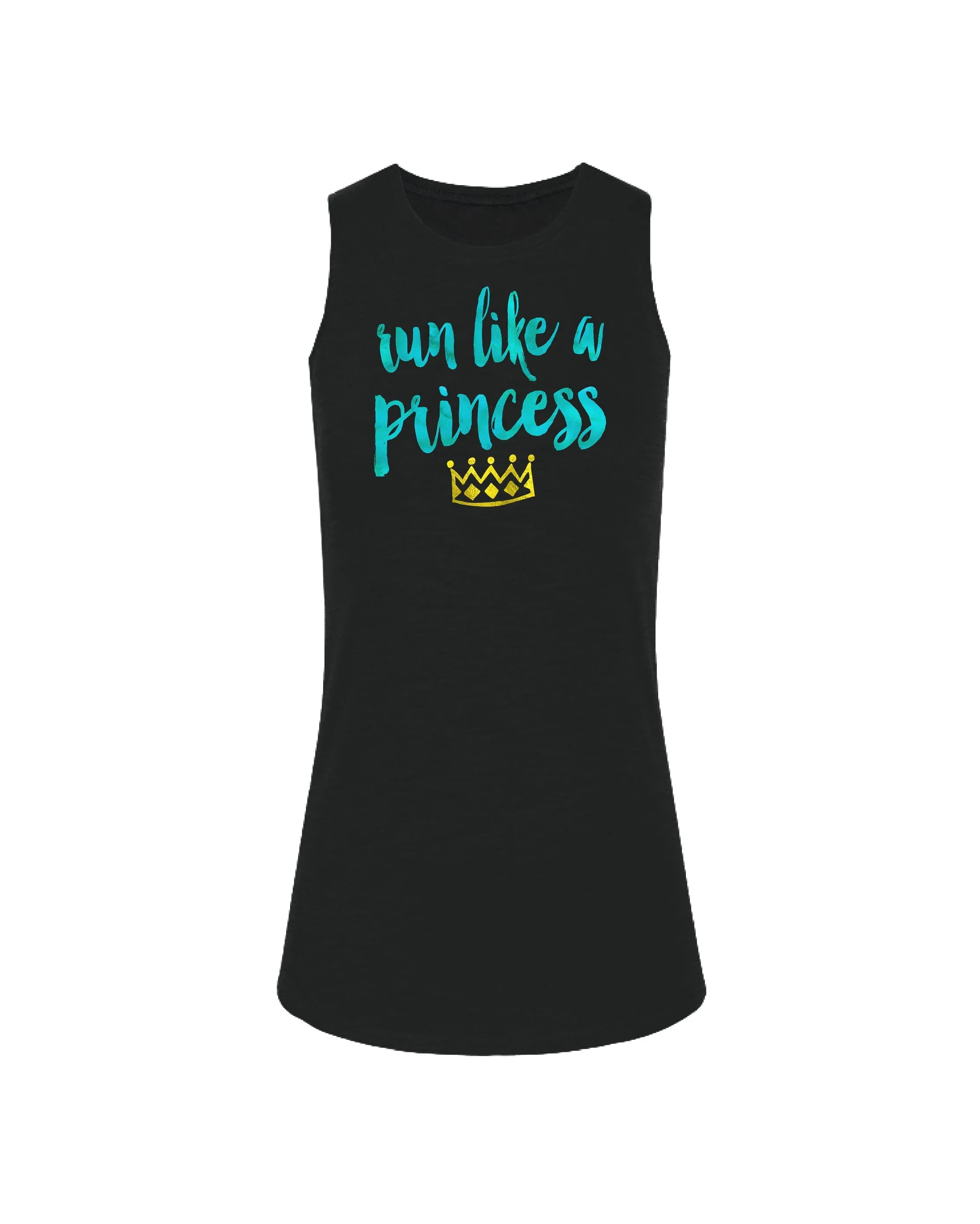 Run like a Princess (blue ink)