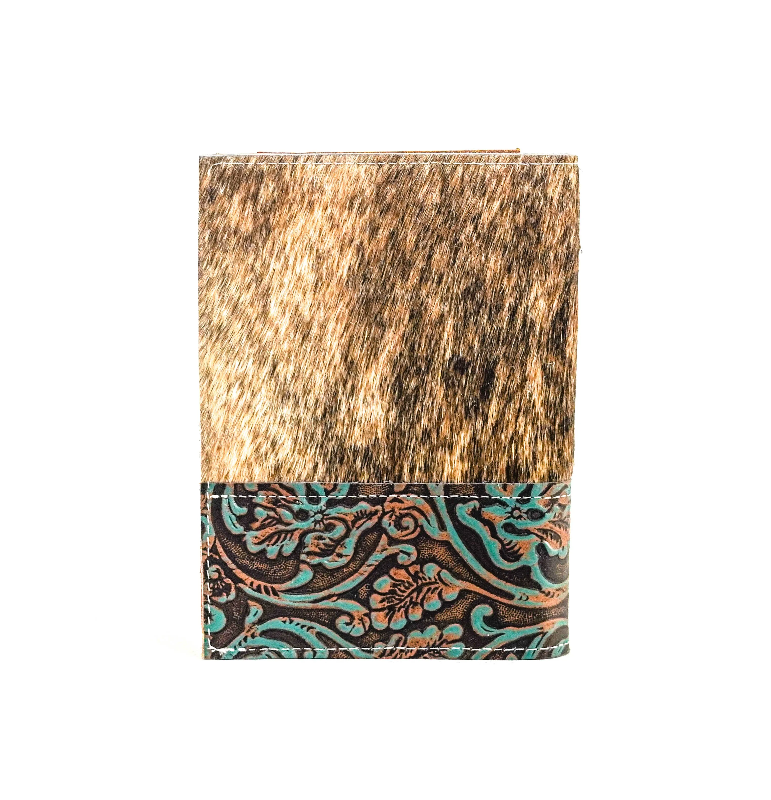 Small Notepad Cover - Brindle w/ Evergreen tool