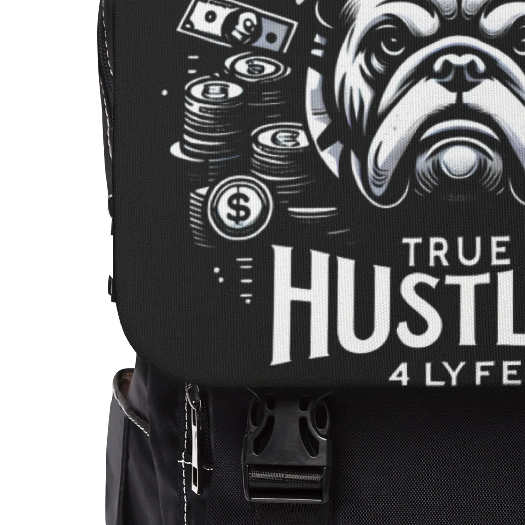 TH4L "Loyal Hustler" Unisex Shoulder Backpack – Stay Locked Into Your Dreams