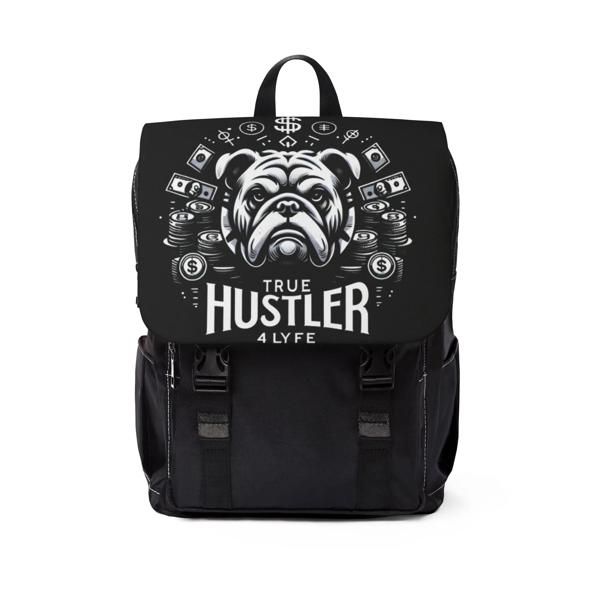 TH4L "Loyal Hustler" Unisex Shoulder Backpack – Stay Locked Into Your Dreams
