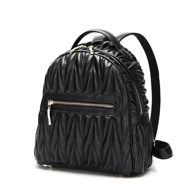 The Mochila Miu Matelasse Backpack.