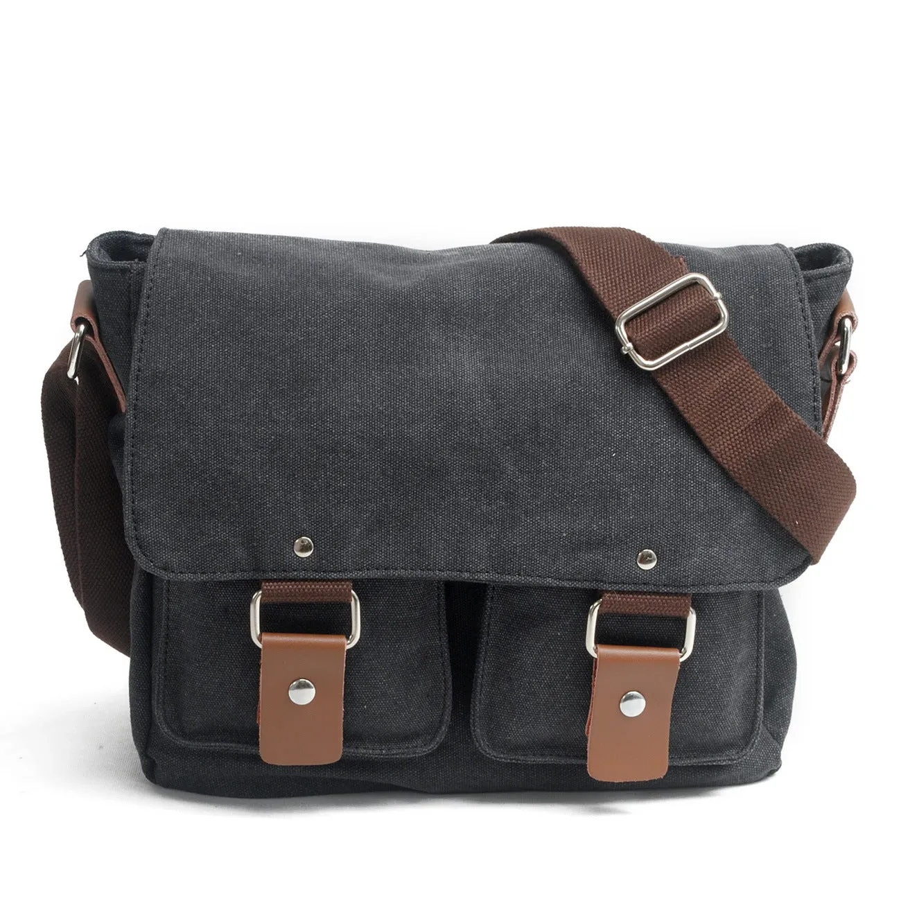 VLOVELAW 2025 Muchuan casual retro bag men's shoulder bag canvas horizontal men's and women's messenger bags, one piece from Guangzhou manufacturer