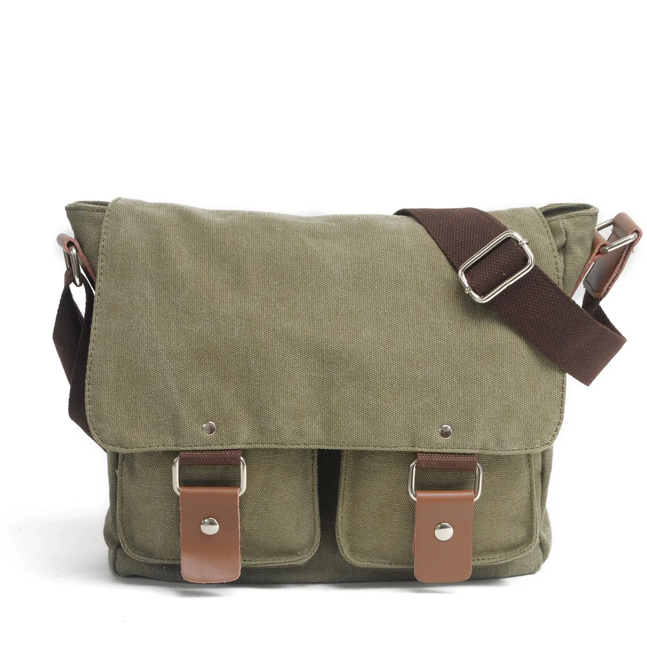 VLOVELAW 2025 Muchuan casual retro bag men's shoulder bag canvas horizontal men's and women's messenger bags, one piece from Guangzhou manufacturer