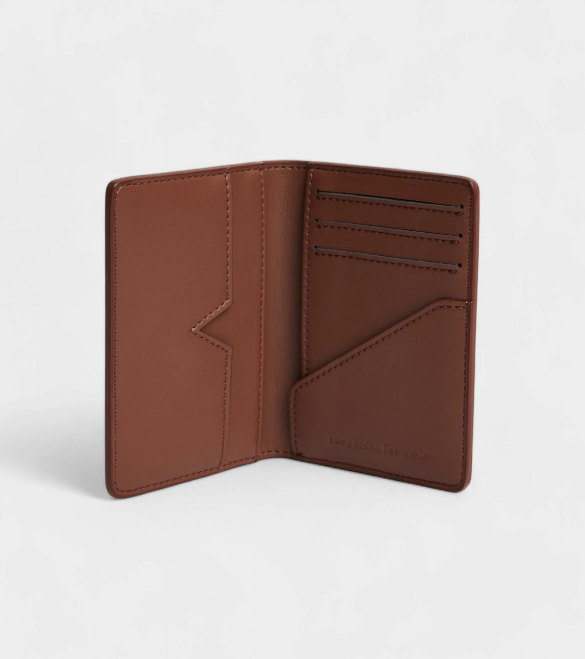 Wilf Vegan Bio-Based Bamboo Bifold Wallet | Brown