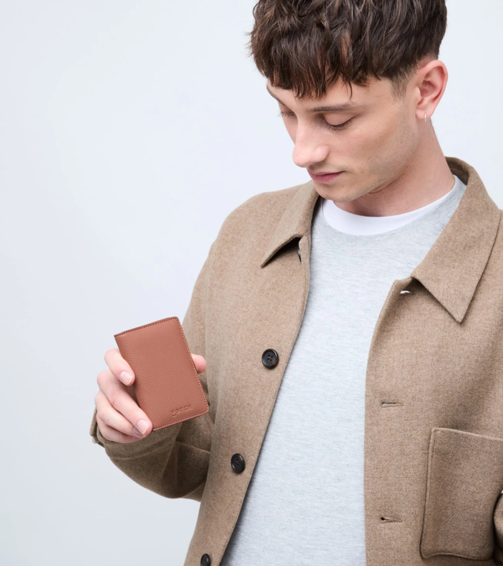 Wilf Vegan Bio-Based Bamboo Bifold Wallet | Brown