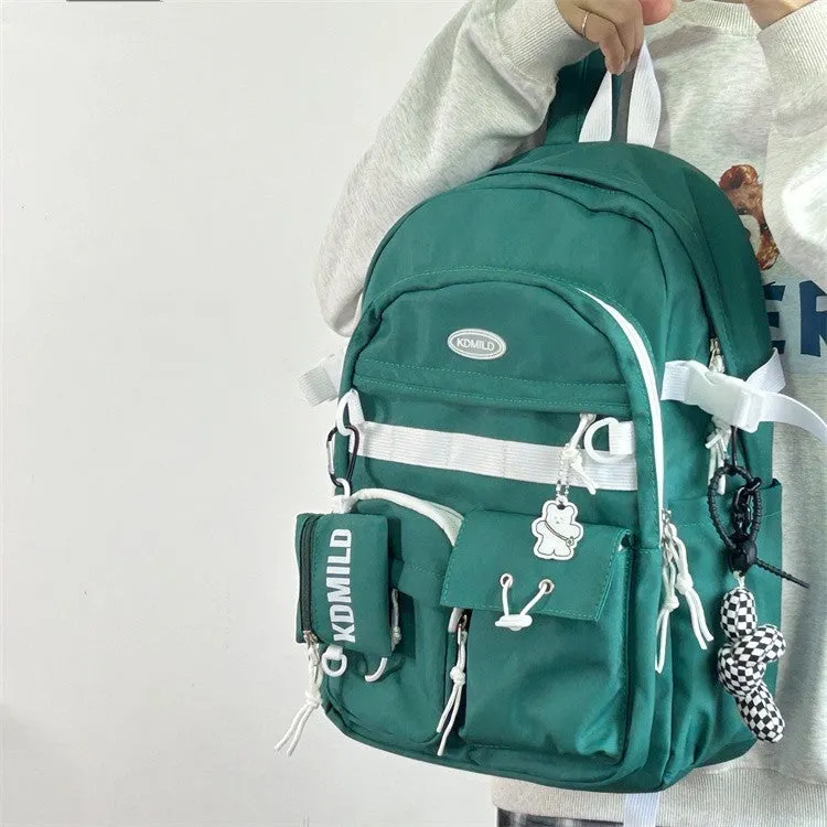 Women's & Men's & Korean Style Retro College High Junior Backpacks
