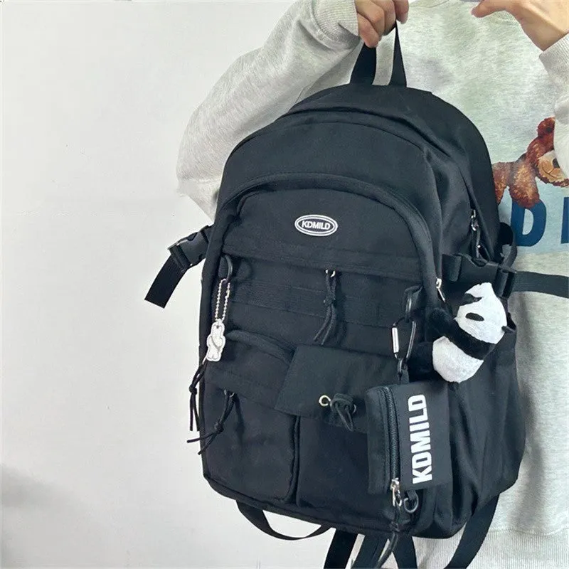 Women's & Men's & Korean Style Retro College High Junior Backpacks