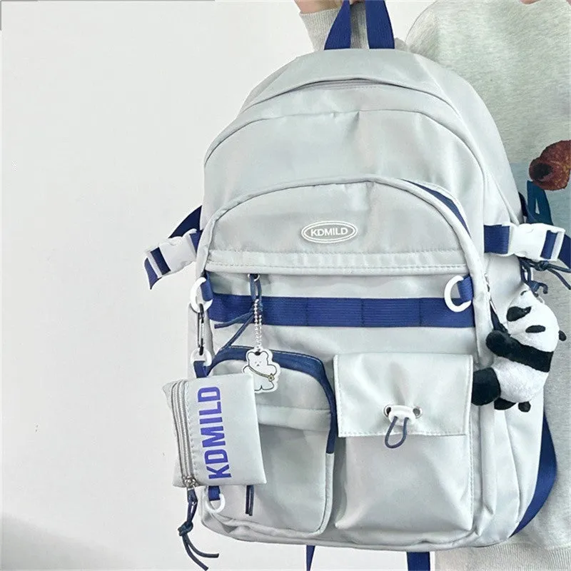Women's & Men's & Korean Style Retro College High Junior Backpacks