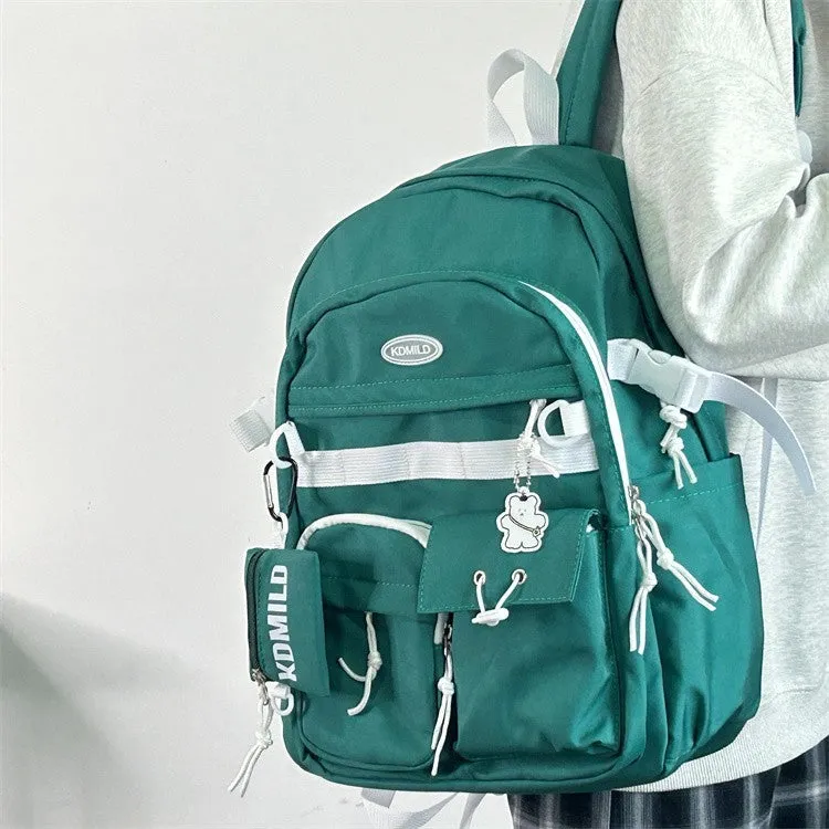 Women's & Men's & Korean Style Retro College High Junior Backpacks