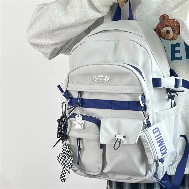 Women's & Men's & Korean Style Retro College High Junior Backpacks
