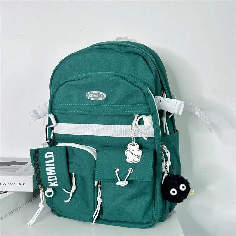 Women's & Men's & Korean Style Retro College High Junior Backpacks