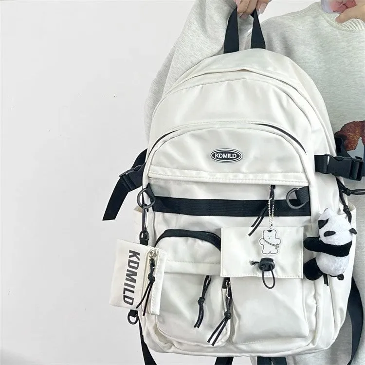 Women's & Men's & Korean Style Retro College High Junior Backpacks