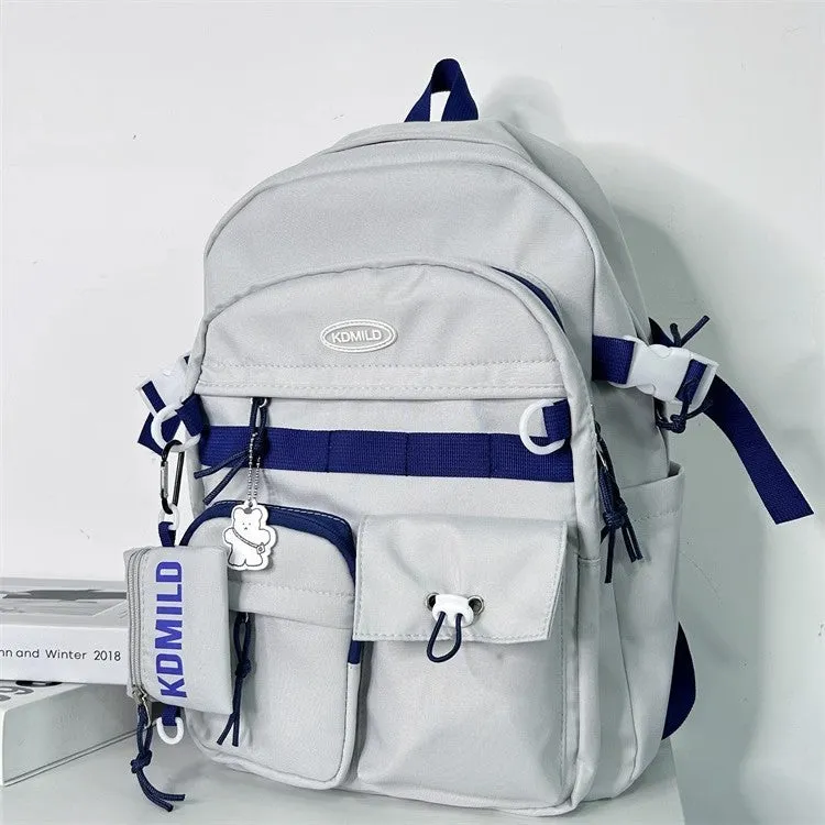Women's & Men's & Korean Style Retro College High Junior Backpacks