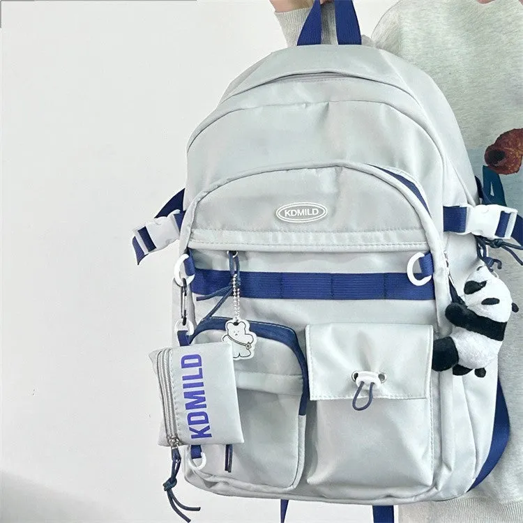 Women's & Men's & Korean Style Retro College High Junior Backpacks