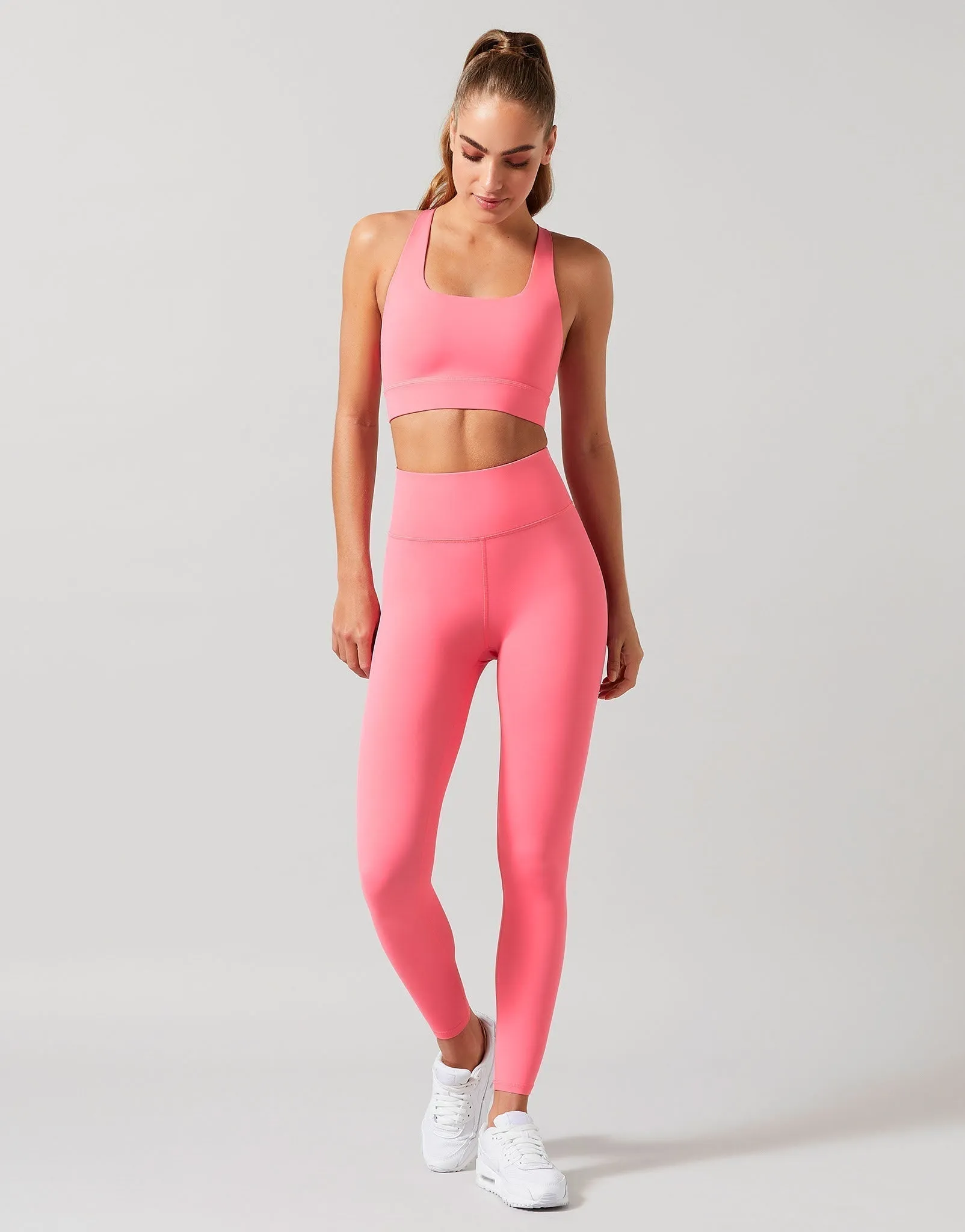 ZOE Air-Core Full Length Legging - Powder Pink